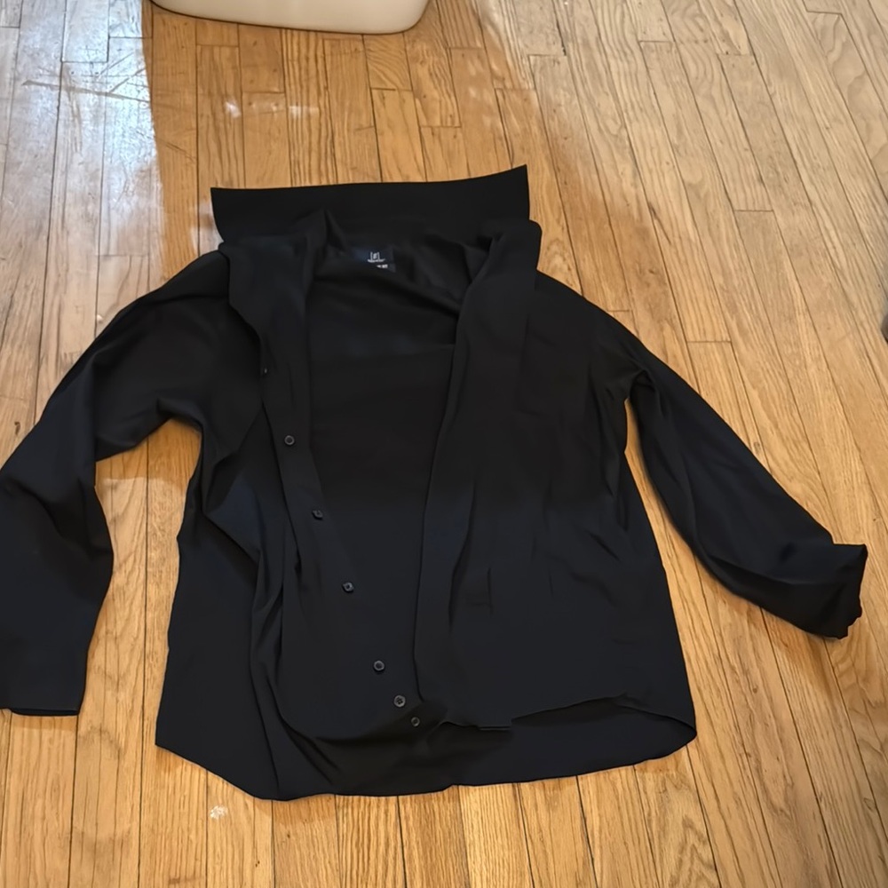 Black Button-Up Shirt